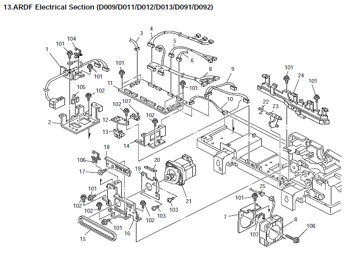 parts and diagrams Details about  / Ricoh Aficio MPC2004 2504 3004 Service manual