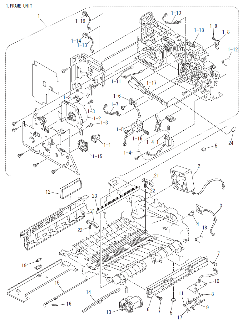 Brother MFC 7420 Parts List Illustrated Parts Diagrams