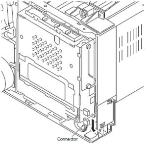 Kyocera FS1370DN fuser connector removal 2
